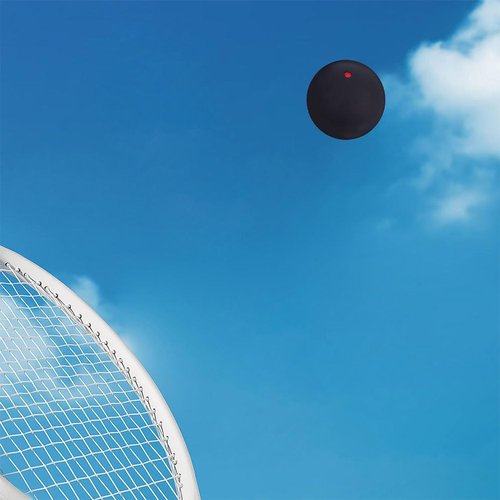 NUOBESTY 3 Pack Squash Balls Mixed Speeds, Single Blue Red Yellow Dot Rubber Ball Set, Training Practice Racquetball for Beginners to Advanced Players, Competition, Sports Accessories