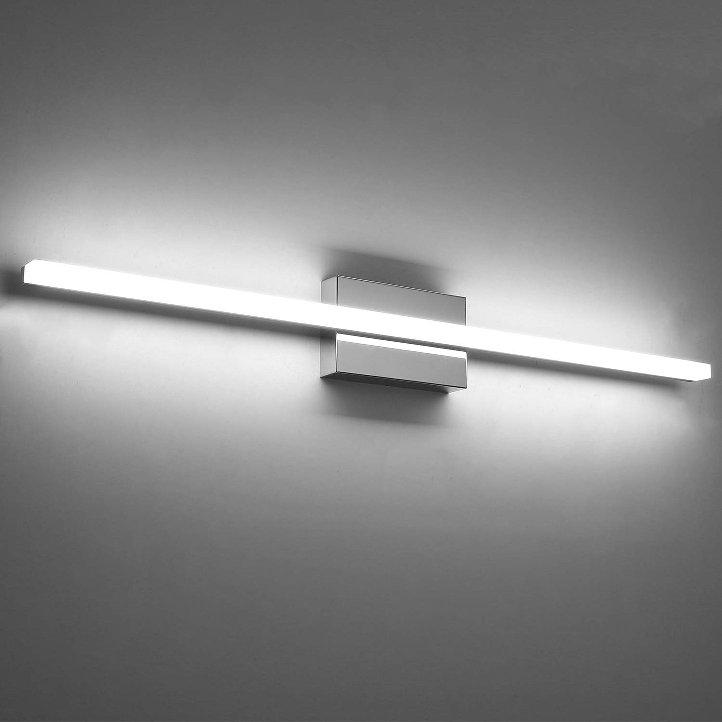 Combuh LED Vanity Lights Bar 36 Inch, 20W Bathroom Light Fixtures Over Mirror, IP44 Indoor Wall Mounted Sconces Modern for Washroom, Cool White 6000K