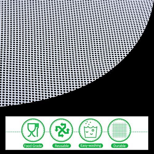 13-Inch Round Silicone Dehydrator Sheets - 4 Pack Non-Stick Mats