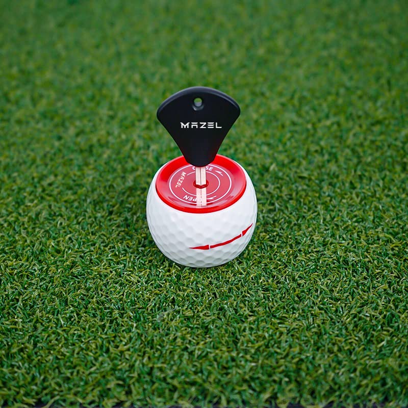 MAZEL Adjustable Weight Golf Putting Practice Ball with Instant Feedback