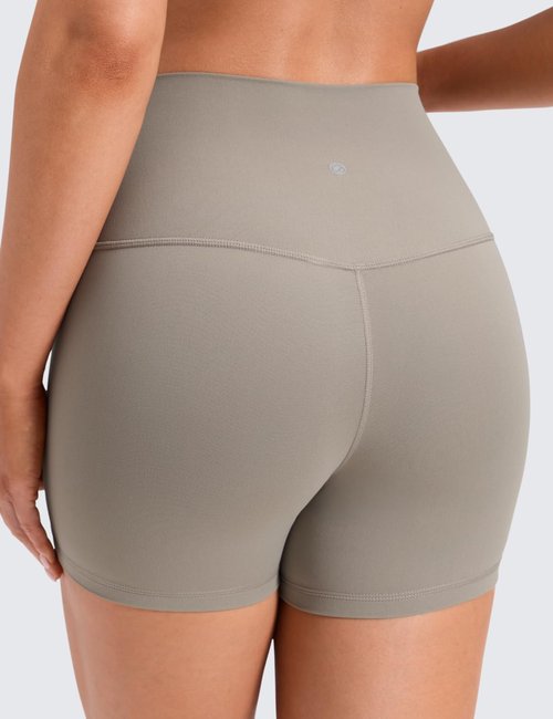 CRZ YOGA Butterluxe Biker Shorts - High Waisted 4'' Spandex for Women | Perfect for Yoga & Workouts
