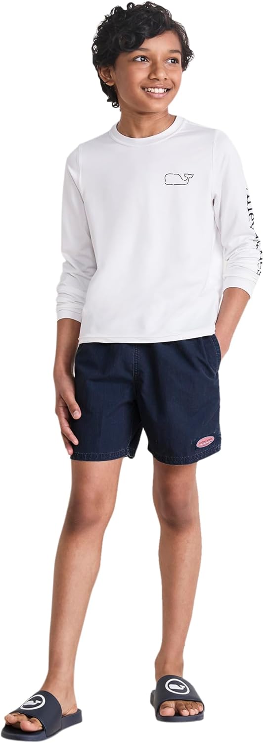 Vineyard Vines Boys' Island Swim Trunks - Comfortable & Stylish Beachwear for Kids