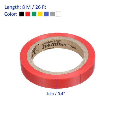 M METERXITY 8 Pack Racquet Overgrip Tape - Badminton Tennis Racket Grip Finishing Tape Wrap Tape Sticky Non-Slip, Apply to Tennis Racket (26Ft, 7 Colors)