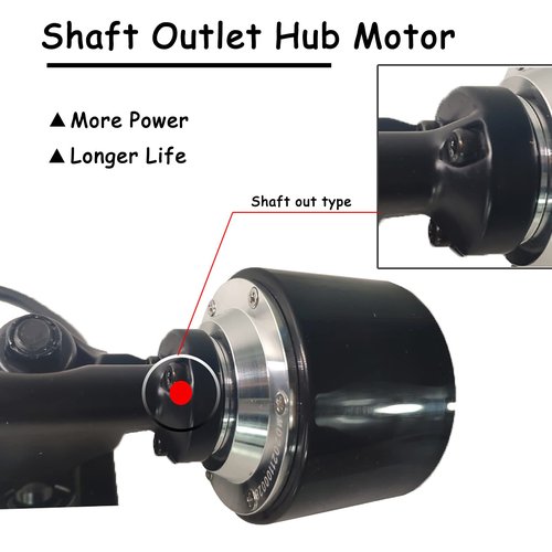 72mm Hub Motor Skateboard, 350W Electric Skateboard Brushless Hub Motor Reverse DIY Brushless Hub Motor Kit for Replacement Part Wheel Skateboarding Equipment