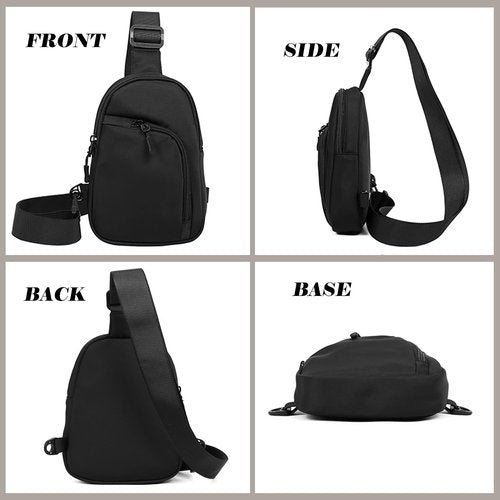GORELAX Small Sling Bag for Men Women, Crossbody Front Backpack Compact EDC Chest Pack Running Hiking Travel