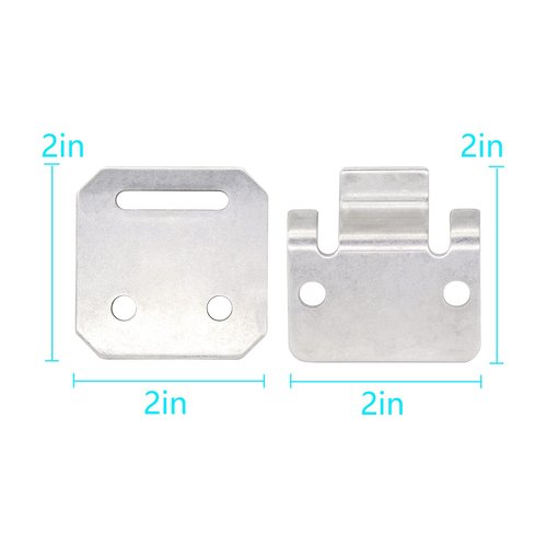DIYOLFALL Golf Cart Seat Hinge Set for Club Car DS 1979-Up Golf Cart 1011652 1012412 Set of 2