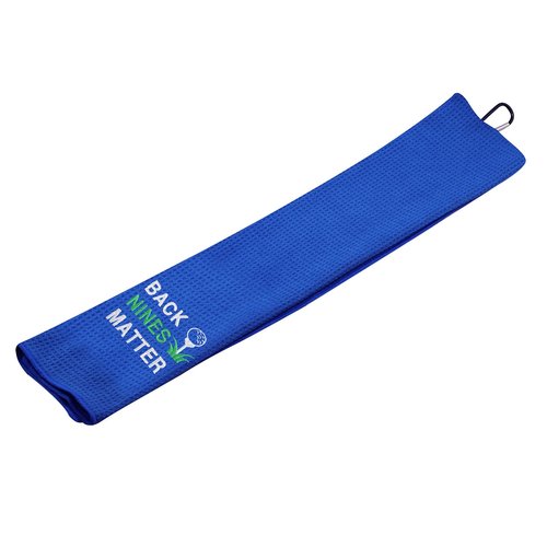 JXGZSO Golf Lover Gift Embroidered Golf Towel Gift Back Nines Matter Golf Towel with Clip (Back Nines Matter T)