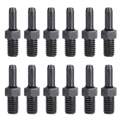 Yundxi 12pcs Bicycles Chain Breaker Replacement Pins, Handle Spare Pins for Bike Chain Breaker Tool Cycle Chain Remove (Black)
