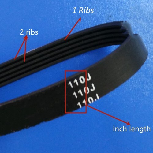 Geeyuu Treadmill Belts 237J PJ602 V-Belts Fitness Washing Machine Motor Drive Belts (Length : 237J PJ602, Width : 6ribs)