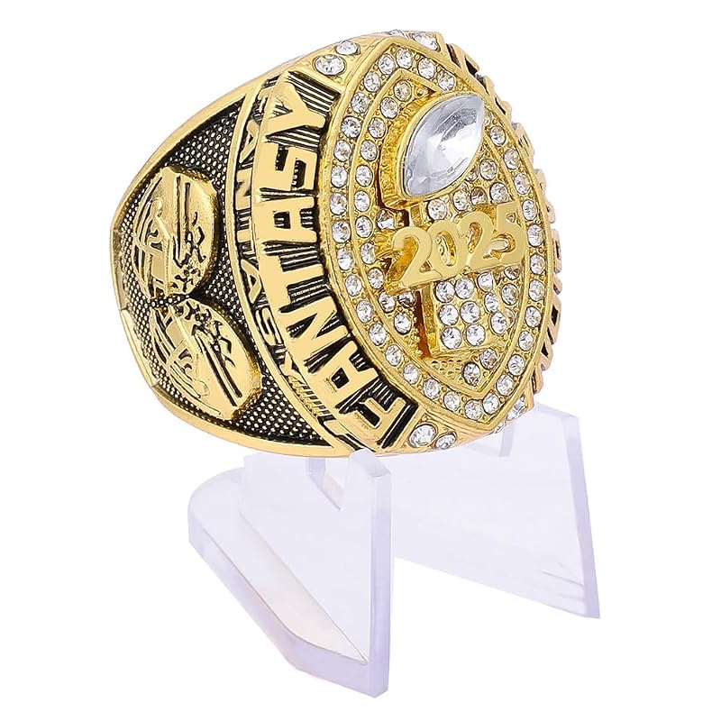2025 Fantasy Football Championship Trophy Ring - FFL Winner Award