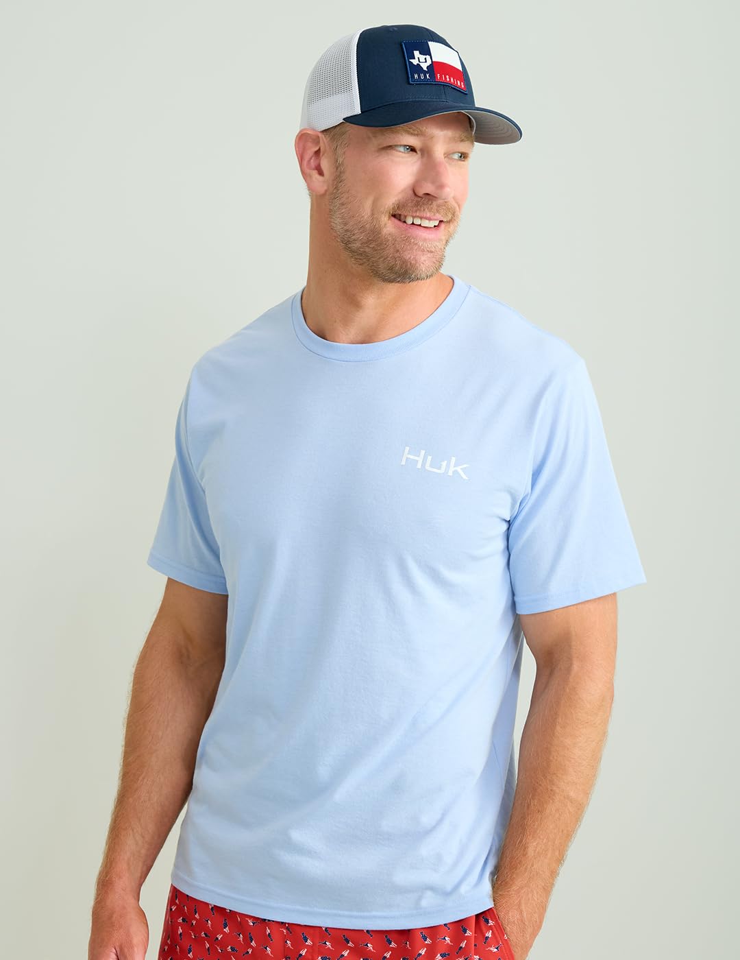 HUK Mens Fishing Graphic Tee, Performance Short Sleeve, Quick-Dry, Windsurfer, X-Large