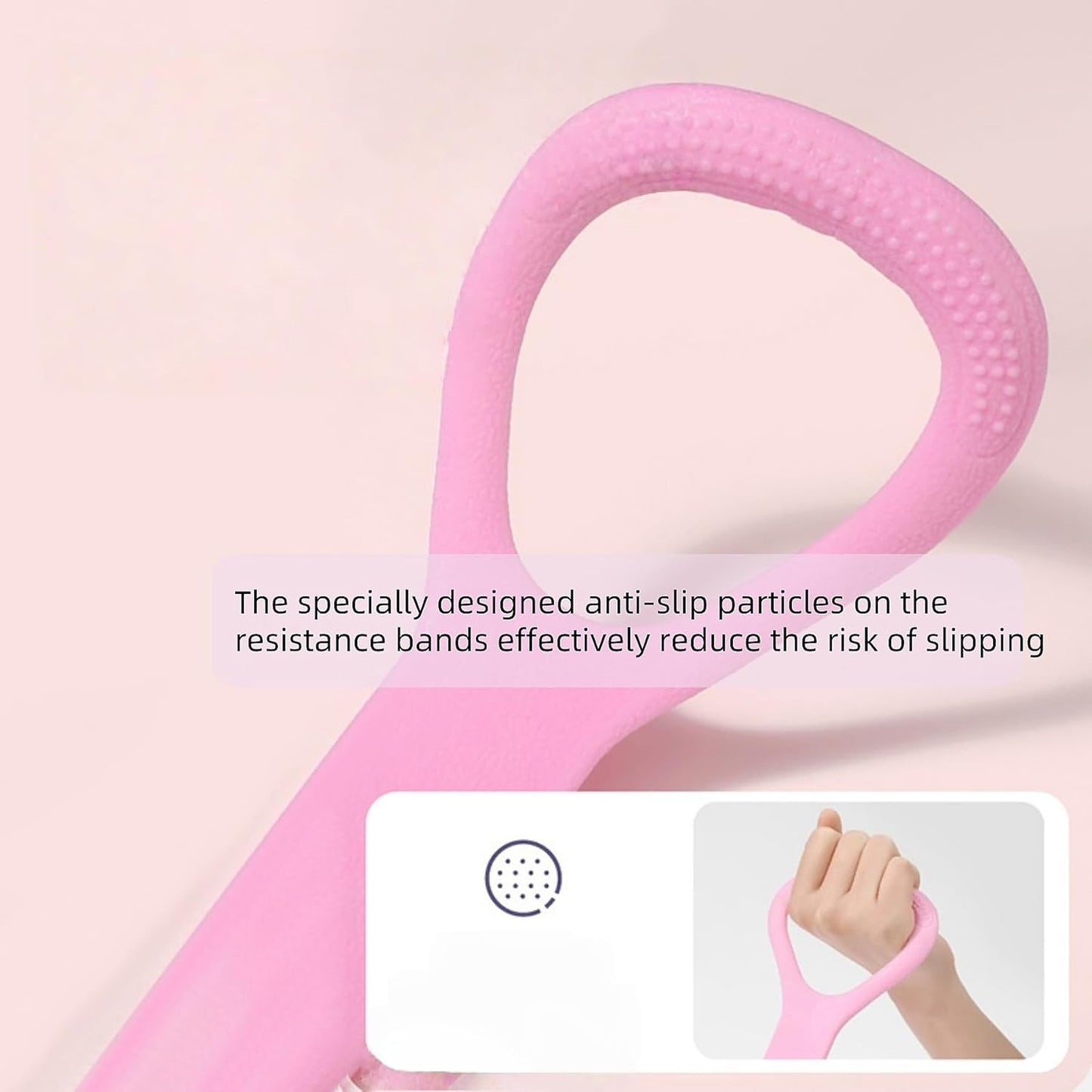 Skiennix 3pc Figure 8 Resistance Bands - Versatile Elastic Stretch Bands for Fitness & Yoga