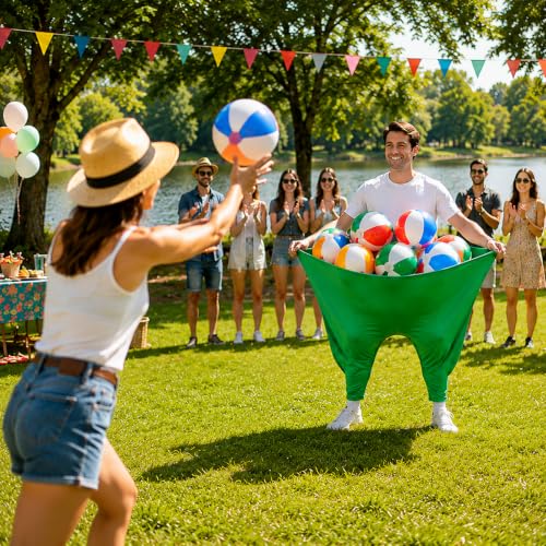 Giant Granny Pants Yard Game Set - Outdoor Big Pants Party Toss, 40x32 in