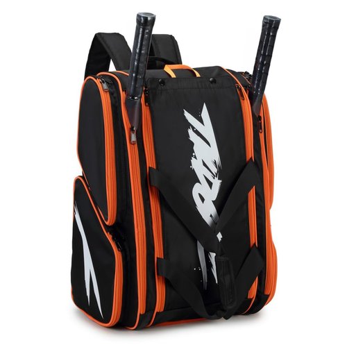 TILDOSAC Versatile Pickleball Backpack For Sport, Large Paddles Duffle Bag With Shoes Compartment For Travel Black
