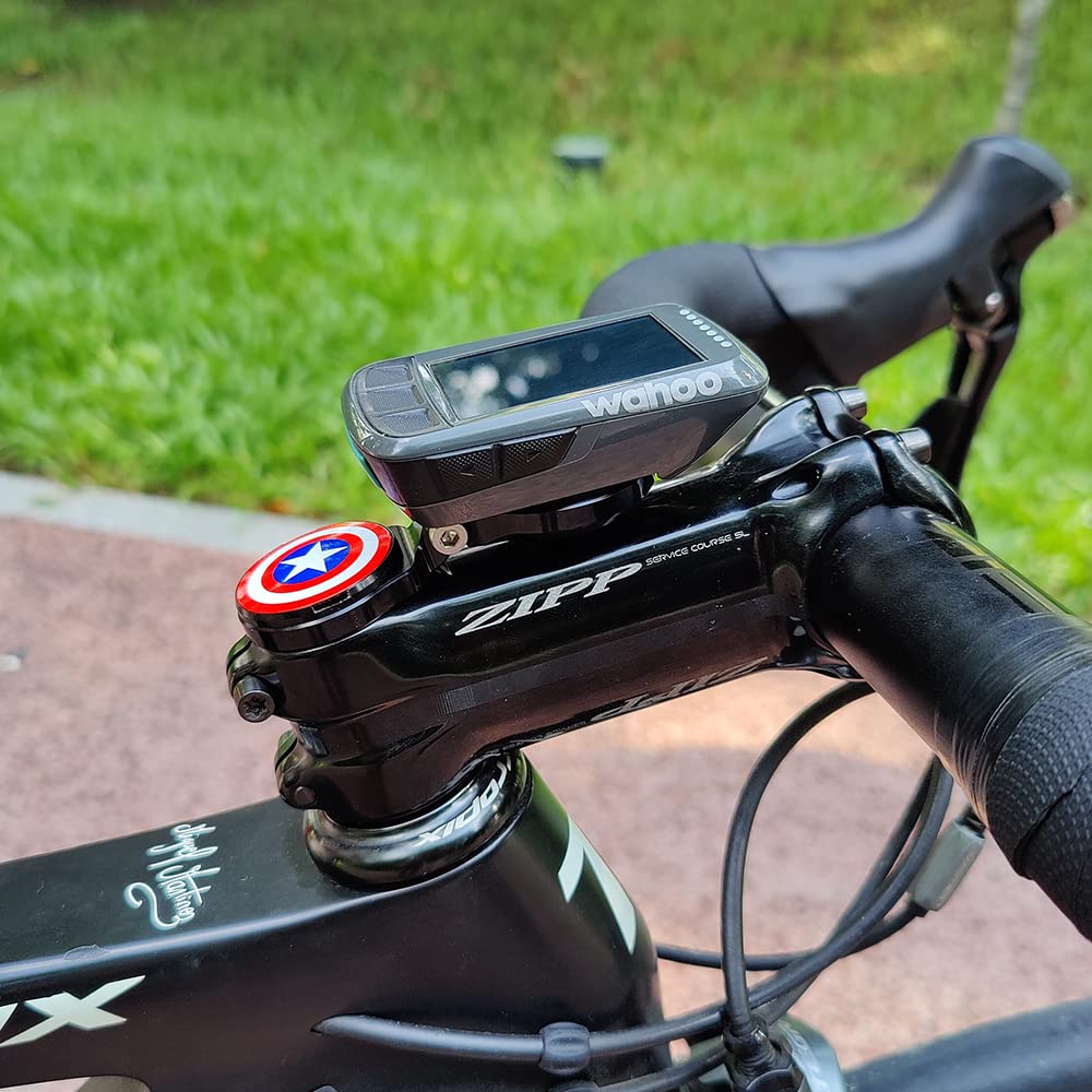 Cestbon Out Front Road Mountian Bike Stem Handlebar Adjustable Mount for Garmin Edge Wahoo Elemnt Bryton Rider Stages Dash Hammerhead Karoo(Red)