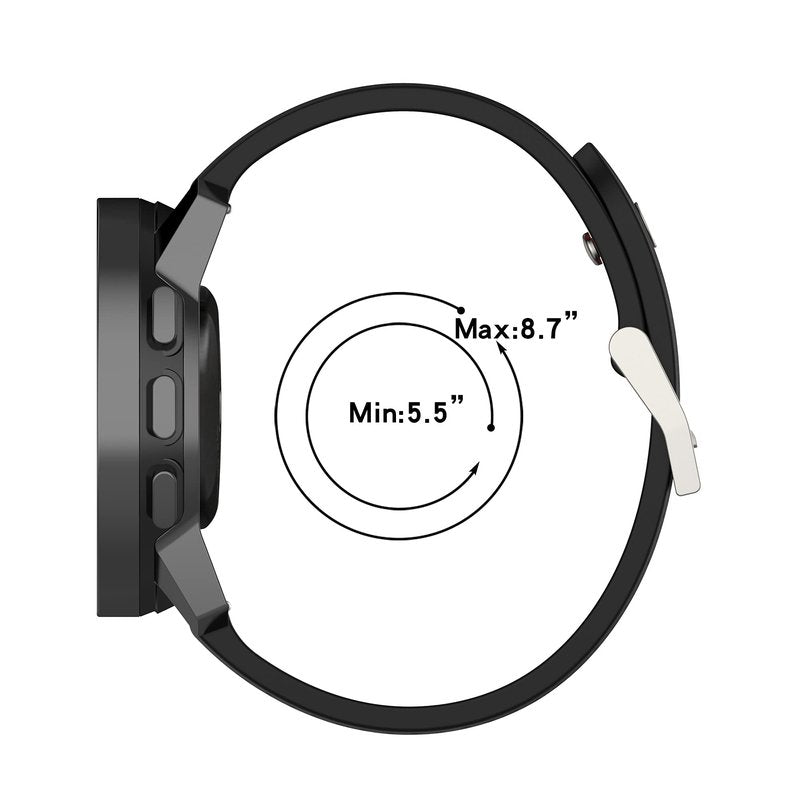 Soft Silicone Strap Compatible with Fossil Men's 44mm Gen 6/Gen 5E 44mm/Garrett/Women's Gen 5 Julianna/Carlyle for Men Watch Band Replacement Wristband Sport Band for Fossil Men's Gen 6 44mm Bands (3pcsA)