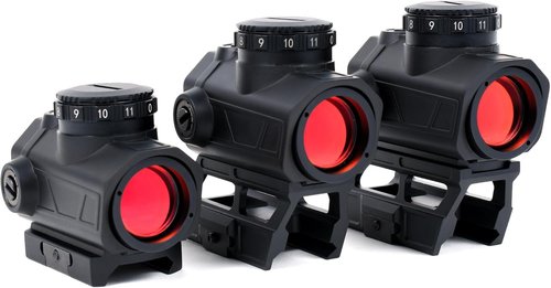 AT3 Tactical Red Dot Sight - 2 MOA with Shake Awake Feature & Absolute Lower 1/3 Cowitness Mounts