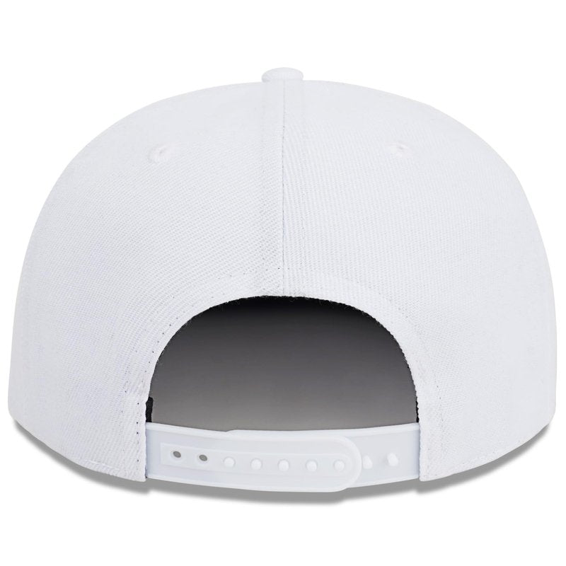 American Flag Snapback Hats - Flat Bill Brim Hat for Men Women - Breathable & Adjustable Fit for Casual Wear-White