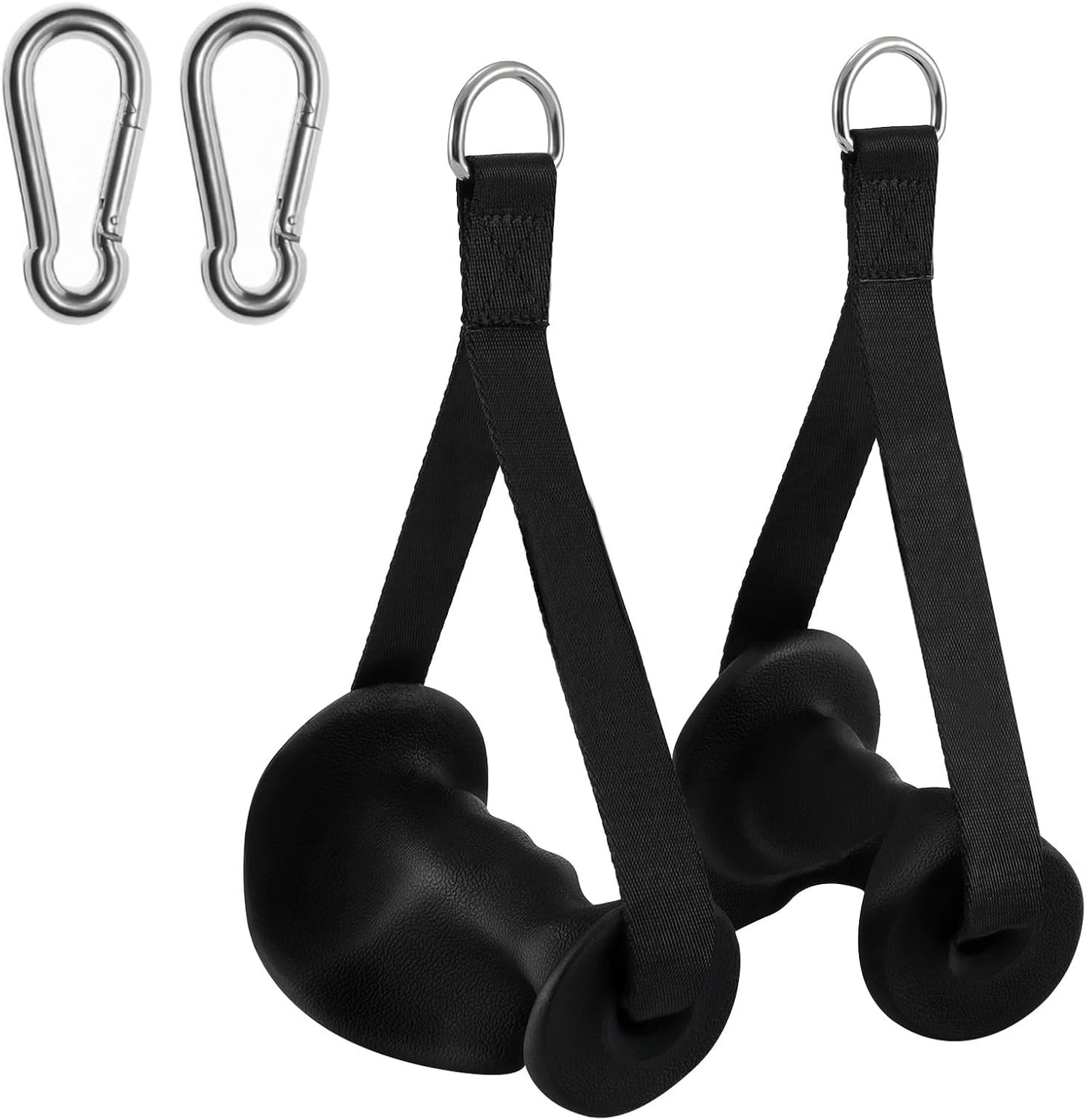 Skiennix Exercise Handles - Ergonomic Cable Machine Attachments | Non-Slip D Handle for Strength Training