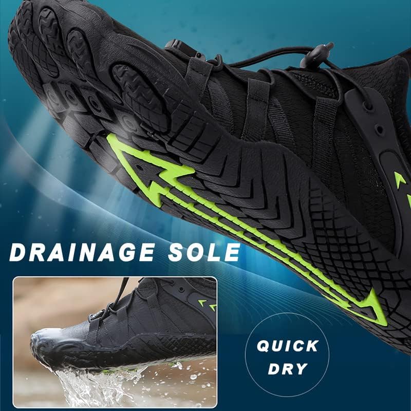 Skiennix Water Shoes - Quick-Dry Barefoot Aqua Shoes for Men & Women | Ideal for Beach, Pool, and River Activities