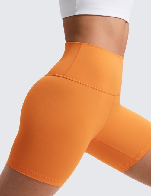 CRZ YOGA ButterLuxe Biker Shorts - High Waisted Spandex for Women | Perfect for Running & Volleyball