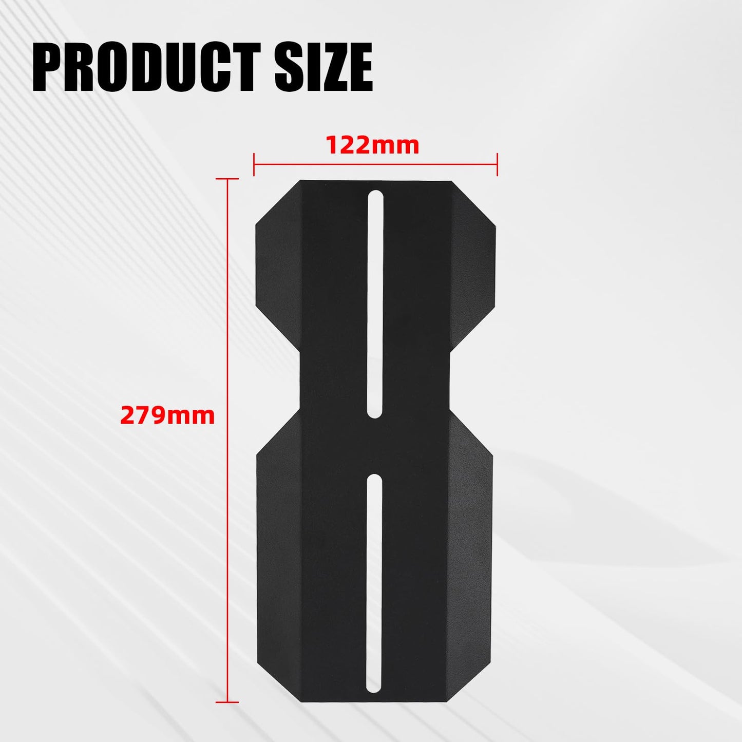 BAOUFF Middle Fender for Ebike,Central Mudguard Mud Guard for Electric Bike Ridstar Q20/Super 73 S1 S2 RX Z1