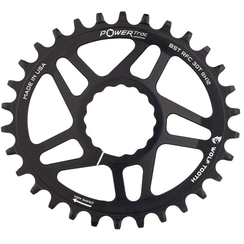 Wolf Tooth Chainrings for Shimano 12-Speed Drivetrains (32 Oval, Race Face Cinch Boost)