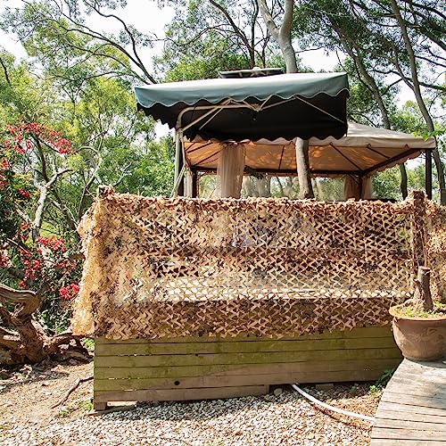 Camo Netting Roll for Hunting & Decoration - Desert Digital 1.5M x 2M