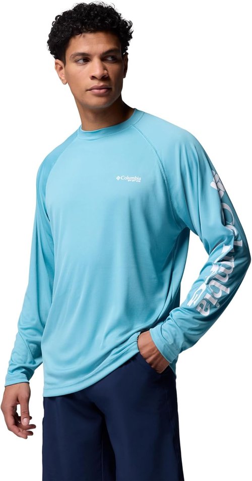 Columbia Men's PFG Terminal Tackle Long Sleeve Fishing Shirt - Quick-Dry Fabric, Lightweight