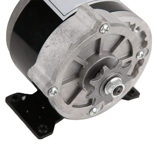 12V 250W DC Gear Reduction Motor, MY1025Z2 with 9 Tooth Sprocket Durable Gear Reduction Motor, for Electric Bicycle Scooter