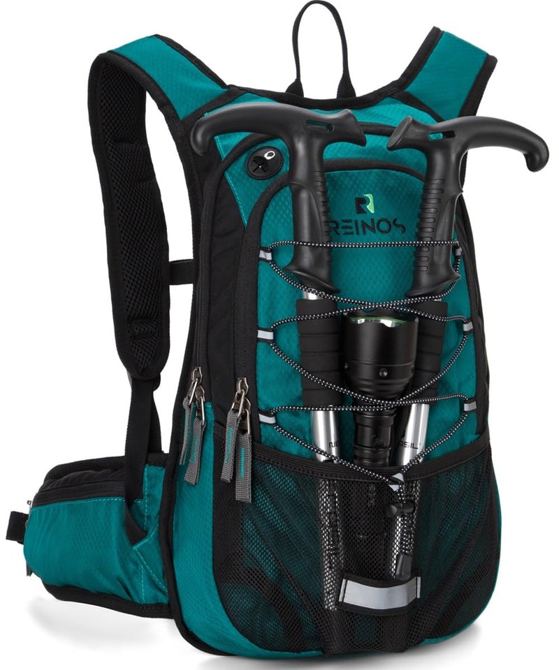 Hydration Pack Backpack with 3L Water Bladder for Men & Women, Hiking Daypack with Thermal Insulation | Running, Cycling, Camping, Skiing, Outdoor Activities (Emerald)