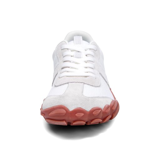 UBFEN Sneakers Barefoot Shoes for Womens Mens Minimalist Trail Running Hiking Comfortable Walking White Size US 8.5 Women/6.5 Men