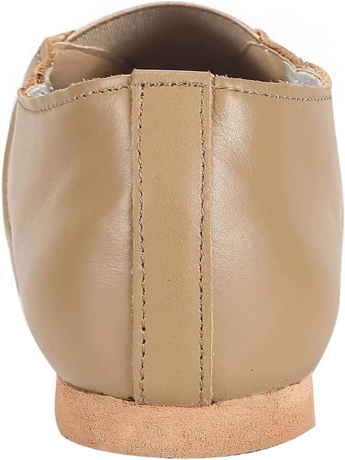 Linodes Women's Jazz Shoes - Slip-On Leather Upper with Elastic Top Piece | Comfortable Fit