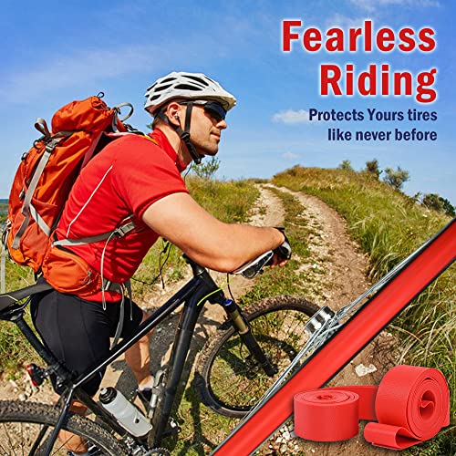 Bicycle Rim Liner Strips - 700C/29'' 4 Pack Nylon Tire Tape