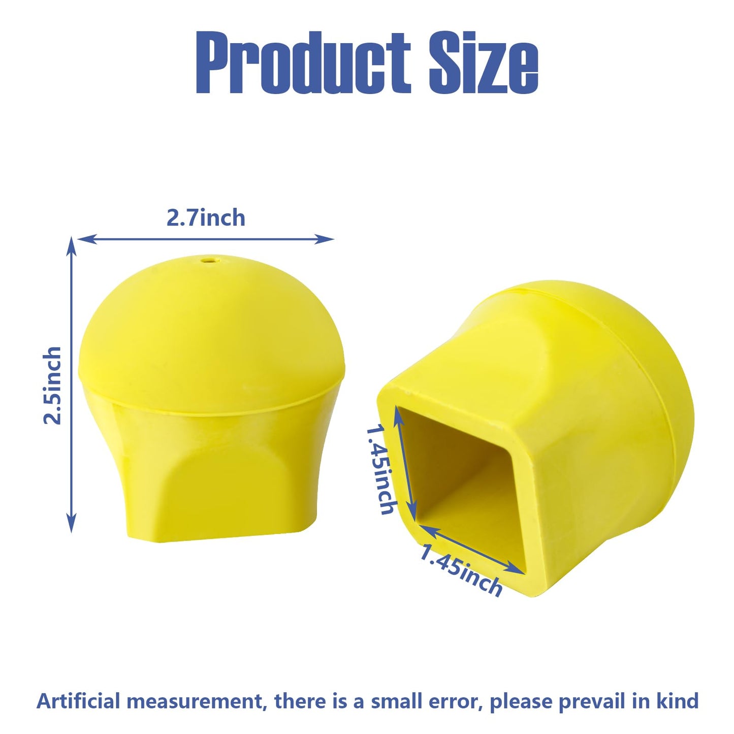 showingo Ladder Stabilizer Bumpers Replacement for Werner Extension Ladder Stabilizer Rubber End Caps,Ladder Standoff Protective Covers Ladder Mitts Ladder Stabilizer Pads Non-Slipa 2 Pack