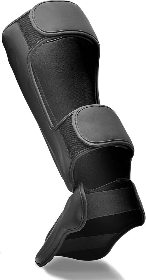 FIVING MMA Shin Guards - Padded Adjustable Muay Thai Leg Guards with Instep Protection | Durable Kickboxing Equipment