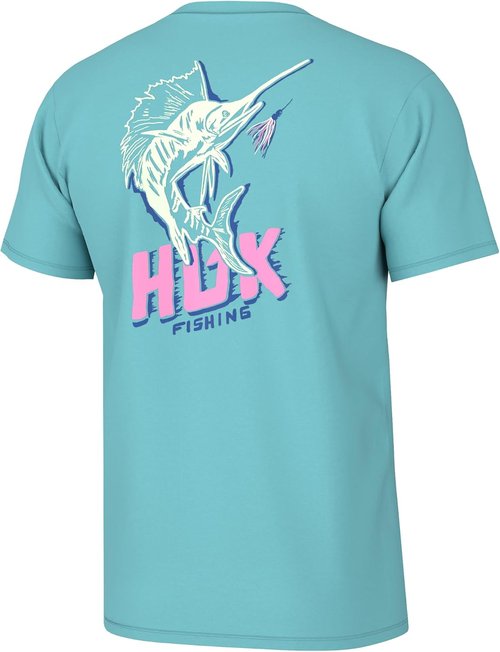 HUK Men's Fishing Tee - Performance Short Sleeve | Quick-Dry Fabric for Ultimate Comfort
