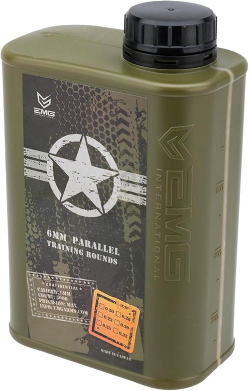 Evike Airsoft - EMG International Match Grade 6mm Airsoft BBs | Precision Performance 0.20g