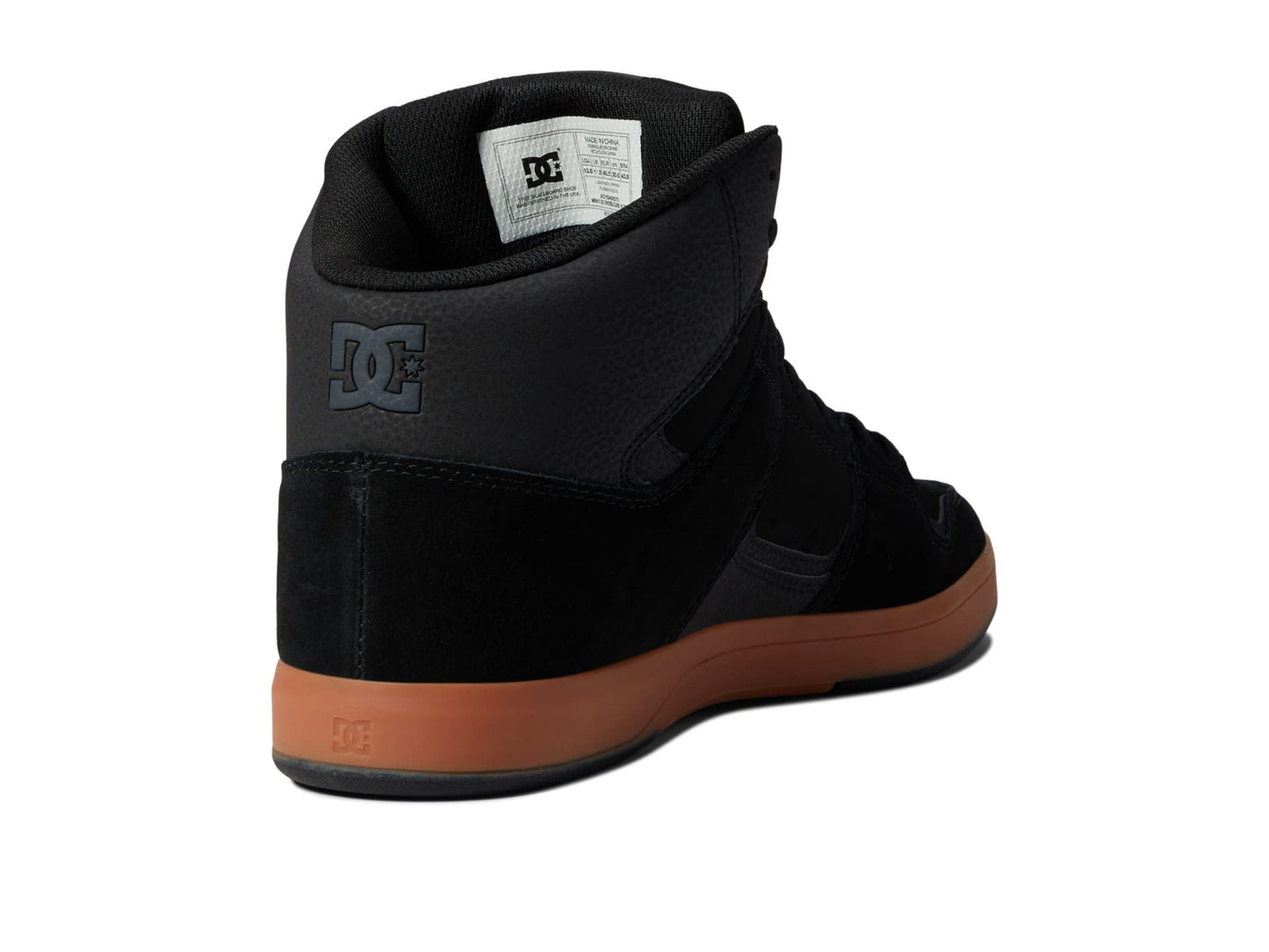 DC Cure Casual High-Top Skate Shoes Sneakers Black/Gum 1 12.5 D (M)