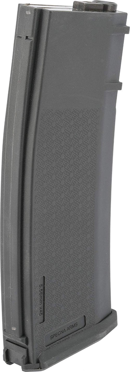 Evike Airsoft - Specna Arms 120rd Mid-Cap M4-Style Polymer AEG Airsoft S-Mag (Color: Grey)