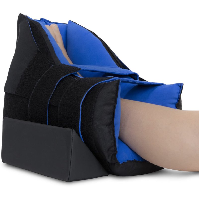 NYOrtho ZERO-G Heel Cloud with Wedge – Universal Fit Suspension Boot for Pressure Sores – Offloading Heel Protector with Foot Drop Prevention, Cooling Lining, Water-Resistant Cushion – Made in USA