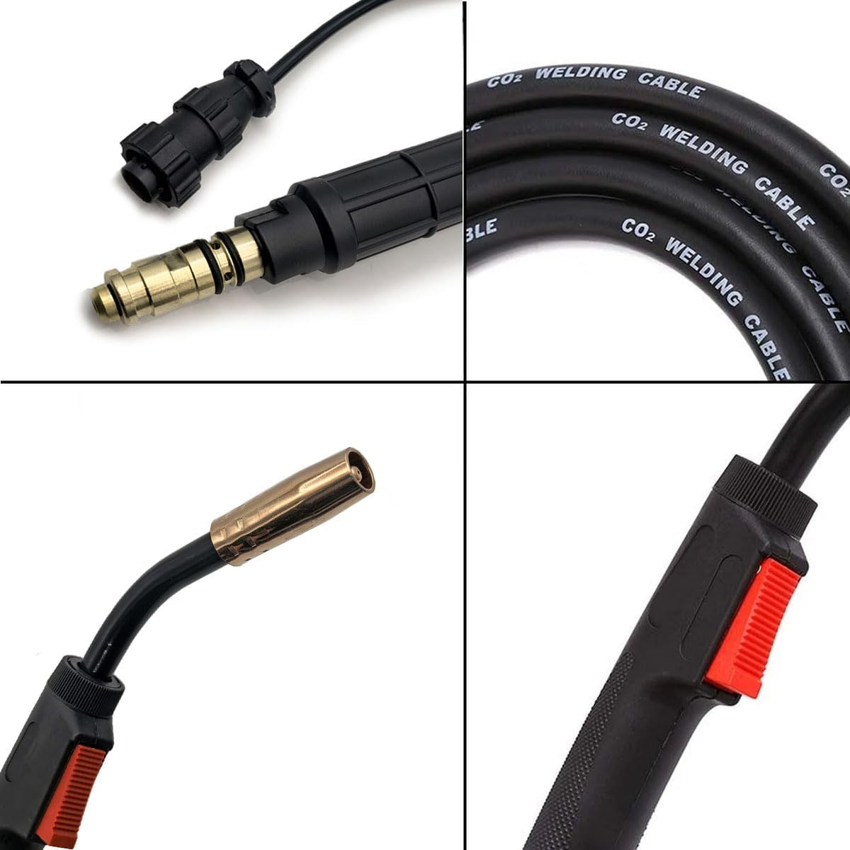 10ft MIG Welding Gun180A Compatible with Vulcan MIGMax 140, MIGMax 215, and OmniPRO 220, Give Additional Consumable kits