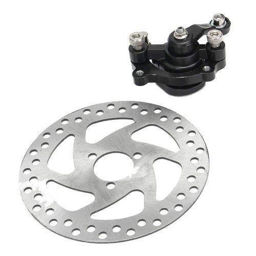 Acxico 1Set 140mm Rotor Electric Rear Disc Brake Caliper Kit for Mini Dirt Bike Go Kart Scooter ATV