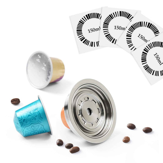 Reusable N espressoVertuo Pod Adapter Compatible with Delonghi ENV135/VertuoLine GCA1, BENFUCHEN Stainless Steel Coffee Capsule Converter For VertuoMachine, Brewing NS Coffee (Brewing 150 ML/5 oz)