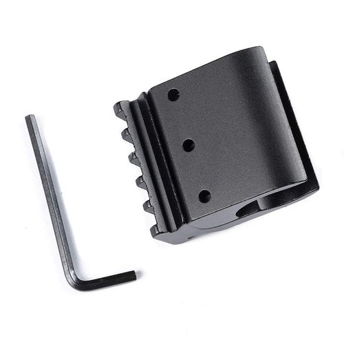 360 Tactical Universal 21mm Weaver Picatinny Rail Base Adapter Converter Barrel Scope Mount Heavy Duty Scope Mount (2-Pack Black)