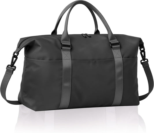 Skiennix Weekender Duffel Bag for Women - Large Travel Tote with Trolley Sleeve | Perfect for Gym & Overnight Trips