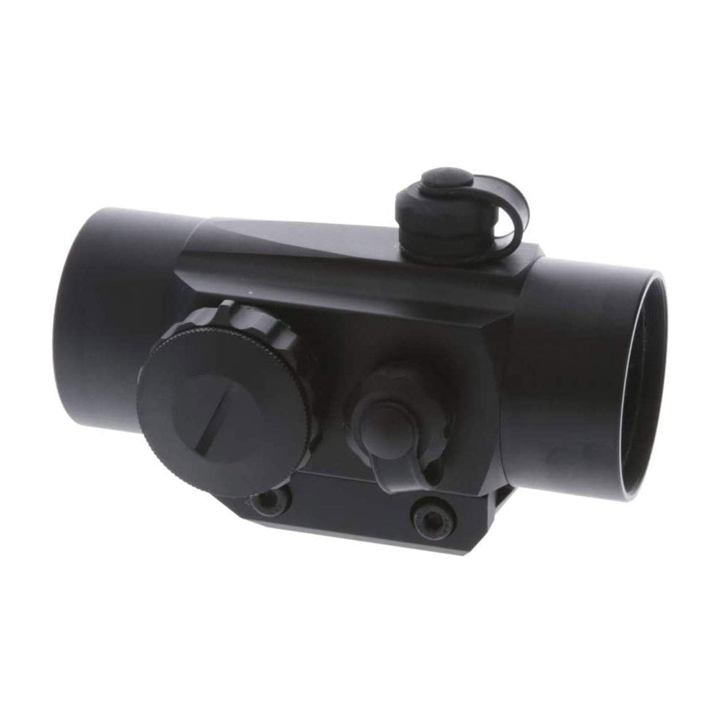 TRUGLO Dual-Color 1x30mm 5-MOA Hunting Durable Lightweight Waterproof Fogproof Shock Resistant Adjustable Aluminum Red / Green Dot Sight Flip-Up Lens Caps Included