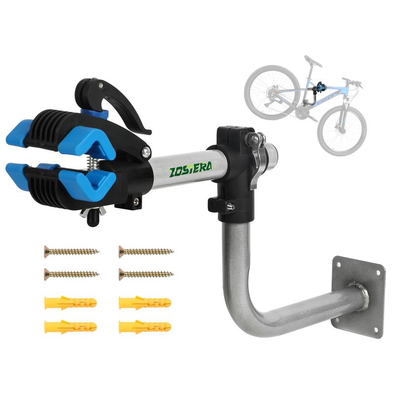 Zostera Bike Repair Stand Wall Mount Rack Bicycle Maintenance Rack for Road&Mountain Bikes with Bending bracket