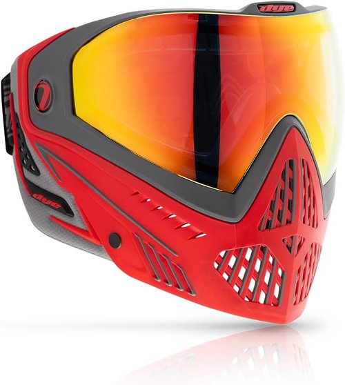 Maddog Dye i5 Thermal Anti-Fog Paintball Mask - Safety Certified Goggle System with Microfiber Bag