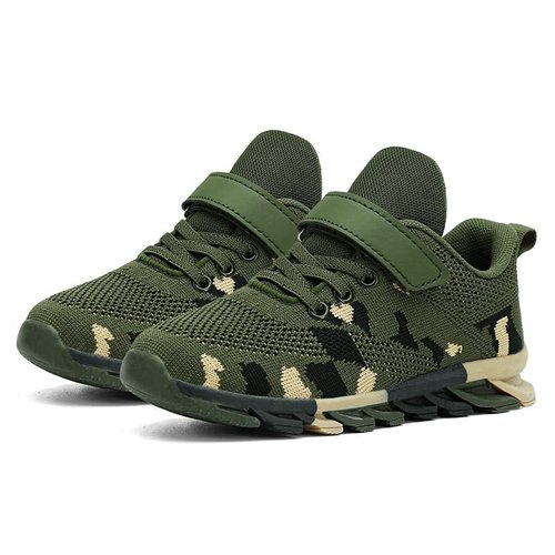 EGMPDA Boys Girls Sneakers Tennis Sports Walking Athletic Running Kid Shoes Non-Slip Camouflage Lightweight Comfortable Breathable for Toddler/Little Kid/Big Kid Camou Size 12